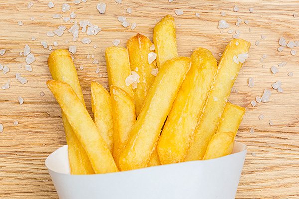 Salzige Pommes