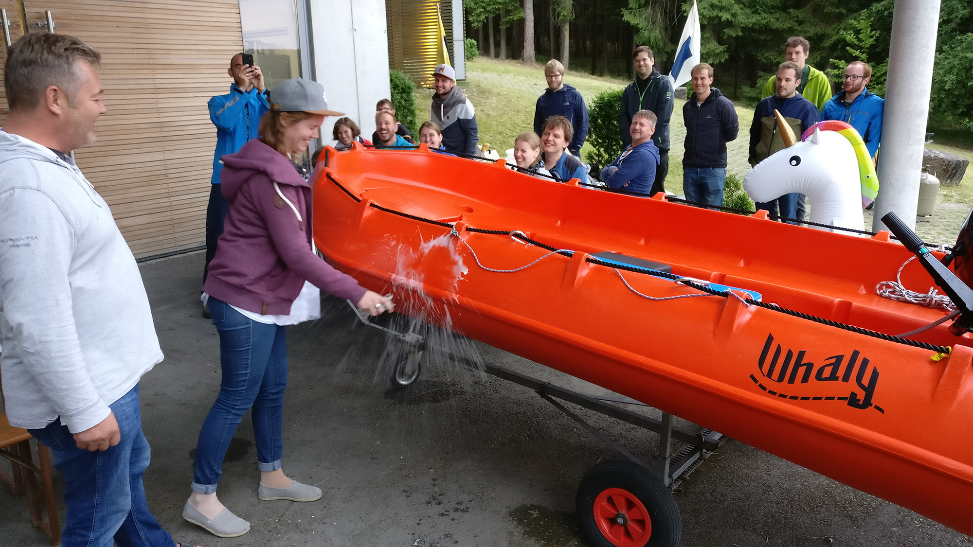 Zum Artikel "Neues Motorsicherungsboot für das Wassersportzentrum"