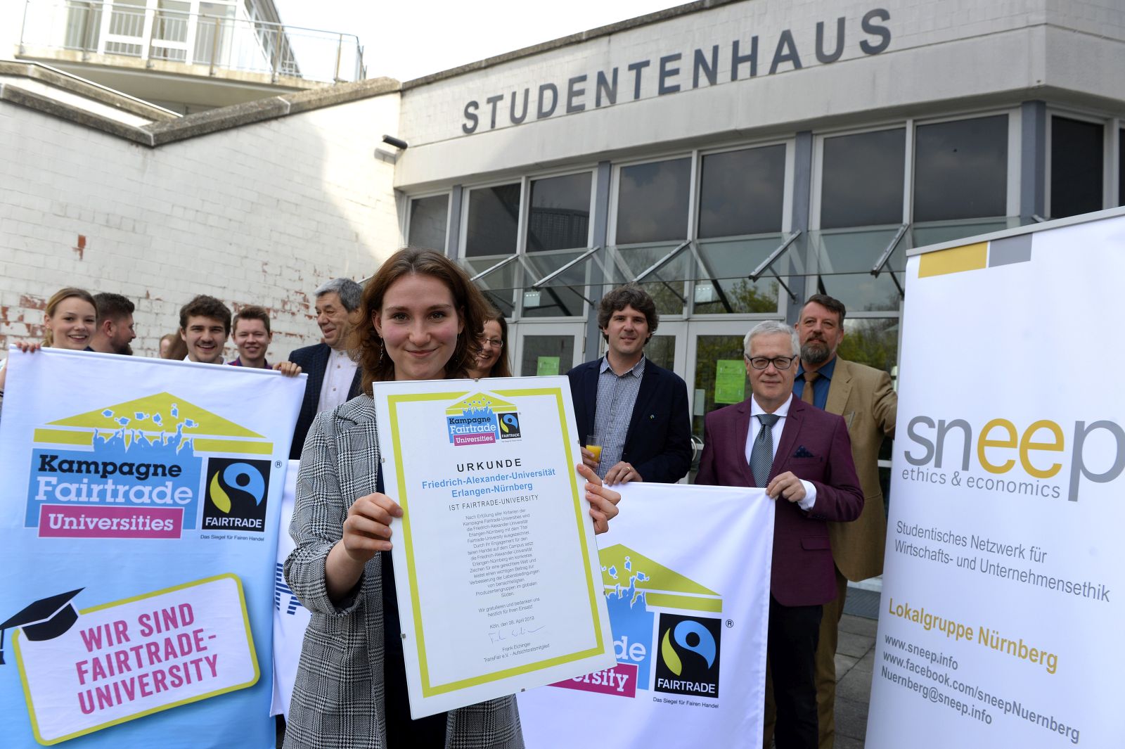 Zum Artikel "FAU bekommt den Titel „Fairtrade-University“ verliehen"
