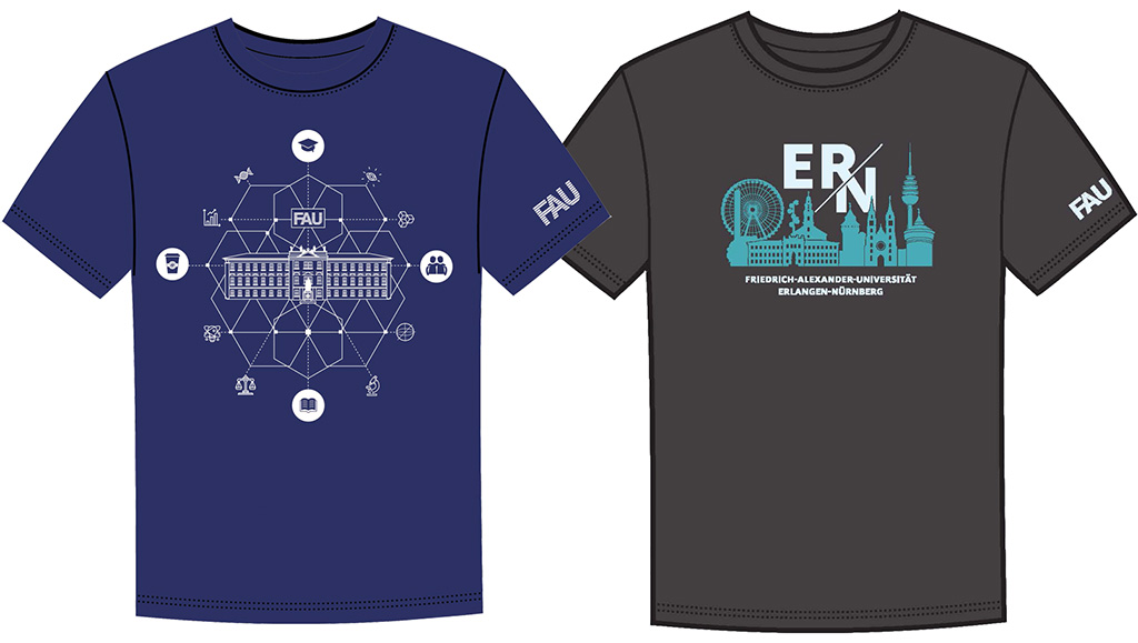 Da das Rennen um den 1. Platz knapp war, wird es neben dem offiziellen FAU-Shirt 2019 auch noch ein weiteres geben. (Bild: FAU)