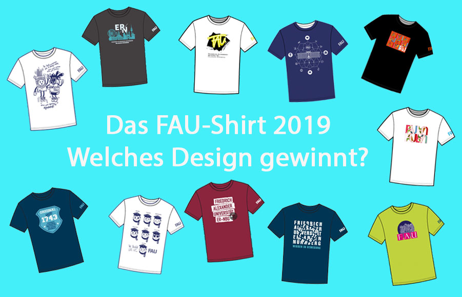 Zum Artikel "Wählen Sie das FAU-Shirt 2019"
