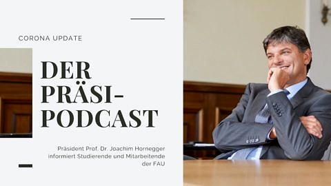 Zum Artikel "Der Präsi-Podcast: Kontaktdatenerfassung im Wintersemester"