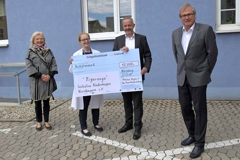 Zum Artikel "Spende an Tigerauge e. V. für die Unterstützung des Kinderpalliativteams"