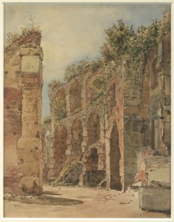 Rudolf von Alt: Kolosseum – um 1835? –Aquarell. (Bild: Universitätsbibliothek Erlangen-Nürnberg)