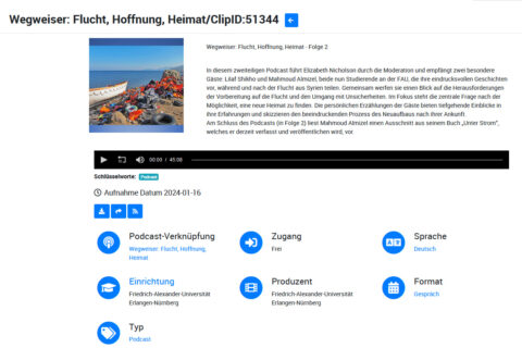 Zum Artikel "Podcast „Wegweiser: Flucht, Hoffnung, Heimat“"