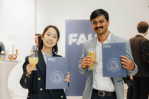 Feier des FAU Deutschlandstipendiums 2025 im Germanischen Nationalmuseum Nürnberg. (Bild: FAU/Giulia Iannicelli)