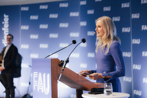 Feier des FAU Deutschlandstipendiums 2025 im Germanischen Nationalmuseum Nürnberg. (Bild: FAU/Giulia Iannicelli)