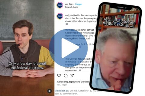 Zum Artikel "Bundestagswahl: Prof. Dr. Roland Sturm im Interview auf Instagram"