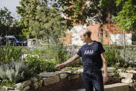 Iris Dieterich in der WiSo-Oase