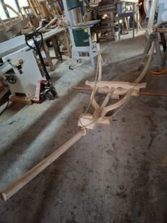 Längsfederung des Keltenwagens ohne Plattform (Bild: Boris Dreyer)