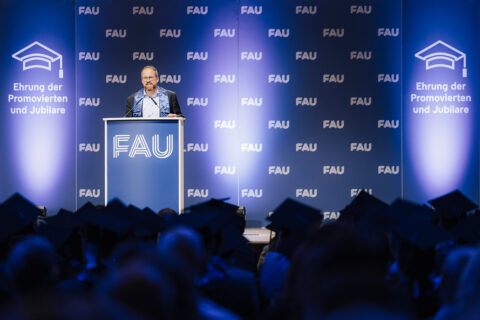 Ehrung der Promovierten 2025.(Bild: FAU/Giulia Iannicelli)