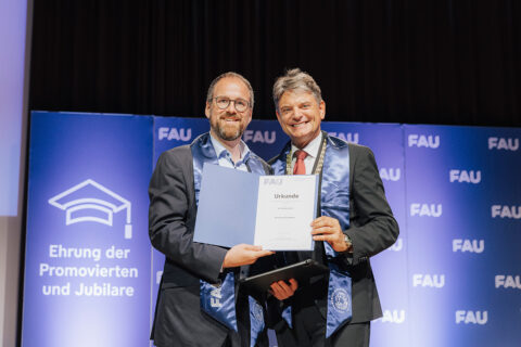 Ehrung der Promovierten 2025.(Bild: FAU/Giulia Iannicelli)