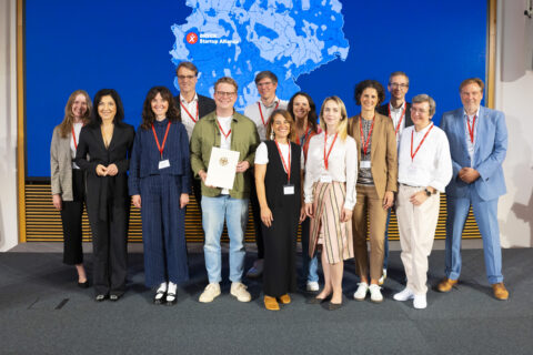 Gruppe der Wettbewerbsgewinner.