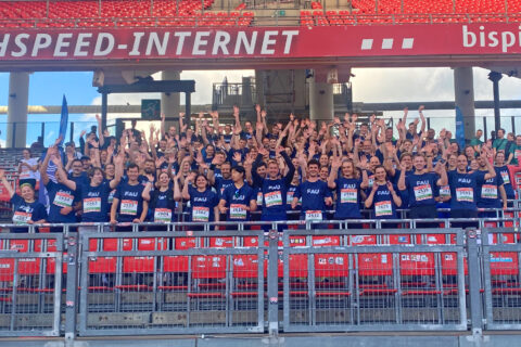 Das FAU-Team gemeinsam am Start! Bild: FAU