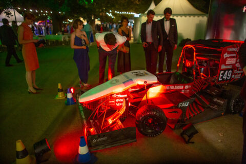 Wissensparcour beim 69. Schlossgartenfest (Bild: FAU/Georg Pöhlein)