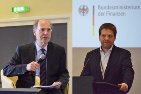 Prof. Dr. Thiess Büttner, Inhaber des Lehrstuhls für Volkswirtschaftslehre, insbesondere Finanzwissenschaft, an der FAU WiSo und Prof. Dr. Frank Hechtner, Inhaber des Lehrstuhls für Betriebswirtschaftliche Steuerlehre an der FAU WiSo