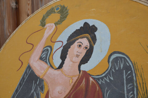 Römischer Schild mit Victoria-Motiv. (Bild: FAU/Boris Mijat)(Bild: FAU/Boris Mijat)