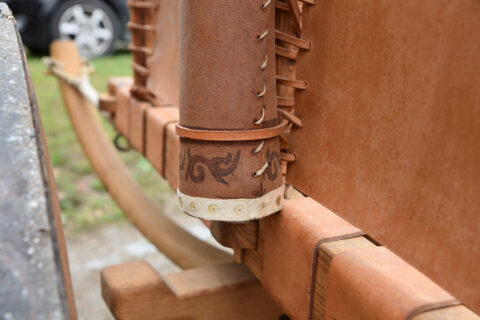 Details am keltisdchen Streitwagen. (Bild: FAU/Boris Mijat)