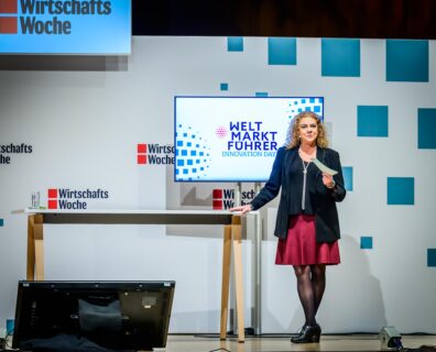 Weltmarktführer Innovation Day, 25. September 2025, im Bild Prof. Dr. Sabina Jeschke CEO – KI Park e.V. Bild: Foto Vogt GmbH