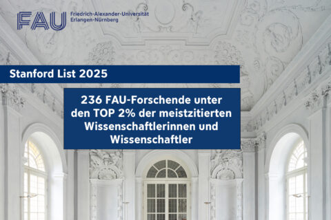 Zum Artikel "Meistzitiert: FAU-Forschende zählen zu den Top 2 Prozent"
