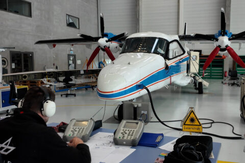 Flight experiments in Oberpfaffenhofen to establish the optical channel from the aircraft to the ground station for QuNET, Oct.-Nov. 2024