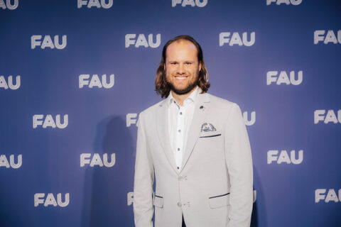 FAU Awards 2025: Habilitationspreisträger der Naturwissenschaftlichen Fakuzltät, Philipp Bitzenbauer. (Bild: FAU/Giulia Iannicelli)