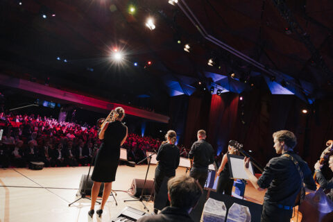 Der Dies academicus der FAU 2025: Die FAU Big Band. (Bild: FAU/Giulia Iannicelli)